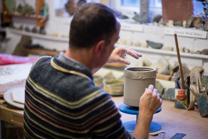 Paul Wearing in his Studio 2016